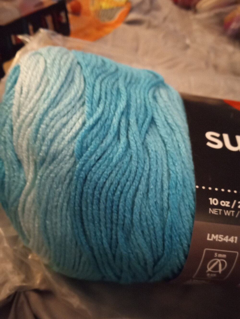 RED HEART SUPER SAVER HOMBRE TURQUOISE 10 OZ